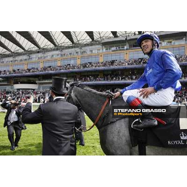 Frankie Dettori on Colour Vision wins the Gold cup Royal Ascot, third day, 21st june 2012 ph.Stefano Grasso