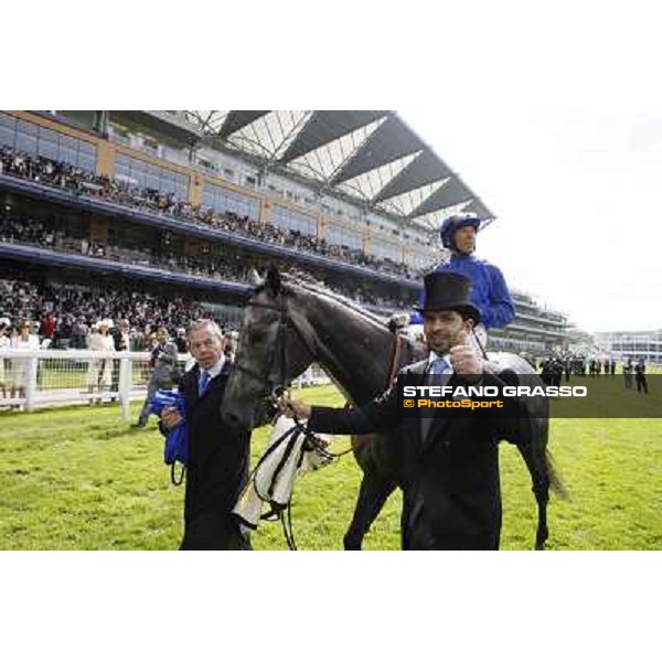 Frankie Dettori on Colour Vision wins the Gold cup Royal Ascot, third day, 21st june 2012 ph.Stefano Grasso