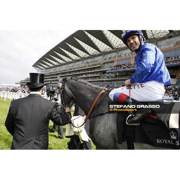 Frankie Dettori on Colour Vision wins the Gold cup Royal Ascot, third day, 21st june 2012 ph.Stefano Grasso