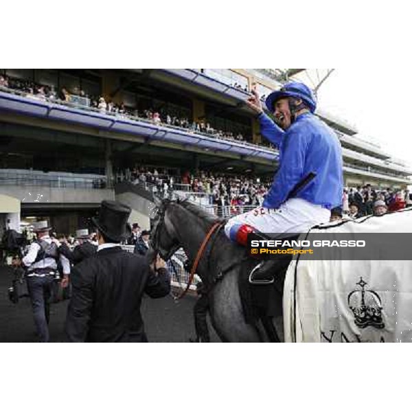 Frankie Dettori on Colour Vision wins the Gold cup Royal Ascot, third day, 21st june 2012 ph.Stefano Grasso