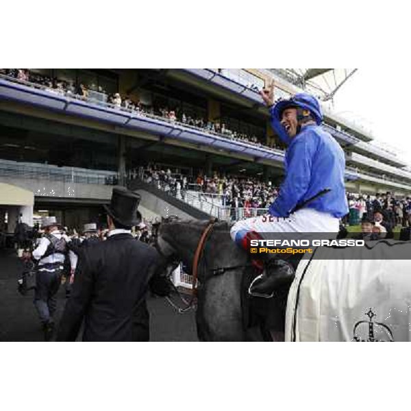 Frankie Dettori on Colour Vision wins the Gold cup Royal Ascot, third day, 21st june 2012 ph.Stefano Grasso