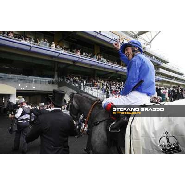 Frankie Dettori on Colour Vision wins the Gold cup Royal Ascot, third day, 21st june 2012 ph.Stefano Grasso