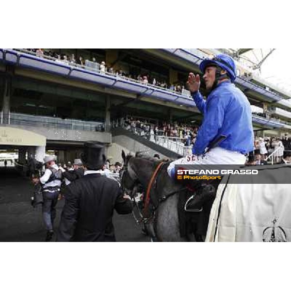 Frankie Dettori on Colour Vision wins the Gold cup Royal Ascot, third day, 21st june 2012 ph.Stefano Grasso