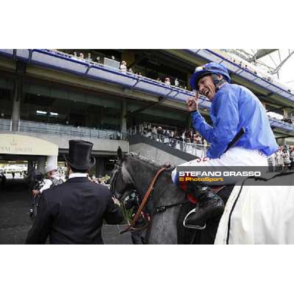 Frankie Dettori on Colour Vision wins the Gold cup Royal Ascot, third day, 21st june 2012 ph.Stefano Grasso