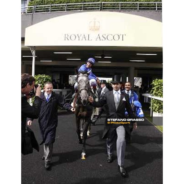 Frankie Dettori on Colour Vision wins the Gold cup Royal Ascot, third day, 21st june 2012 ph.Stefano Grasso