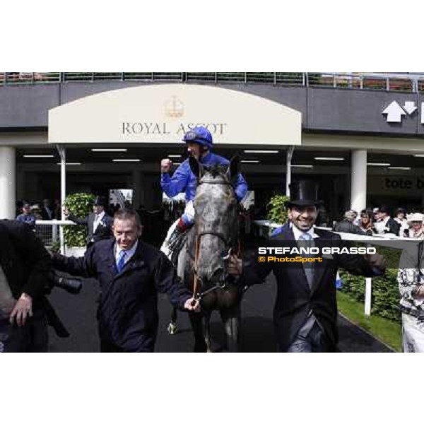 Frankie Dettori on Colour Vision wins the Gold cup Royal Ascot, third day, 21st june 2012 ph.Stefano Grasso