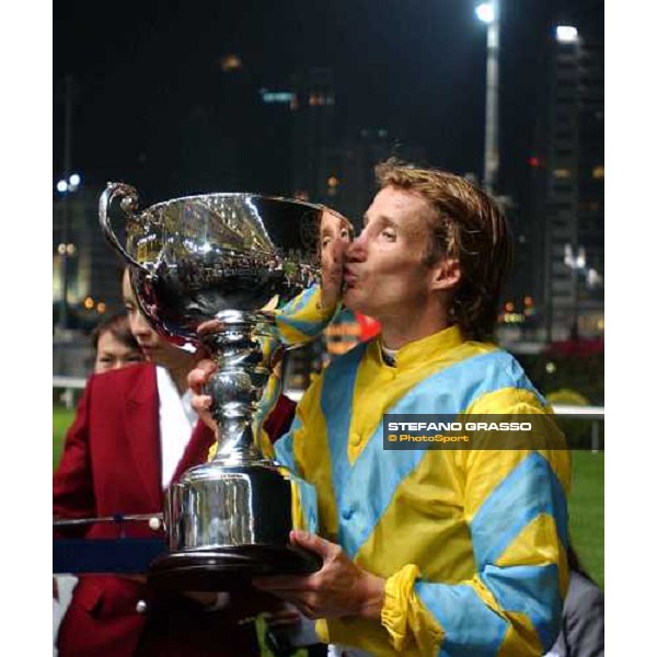 Damien Oliver winner of International Jockey\'s Championship 2003 Hong Kong - Happy Valley race track - ph.Stefano Grasso 10-12-03