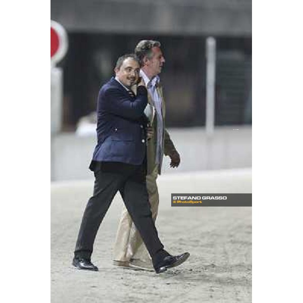 Fabrizio Procino and Marco Trentini Milano - San Siro trot racecourse, 30th june 2012 ph.Stefano Grasso