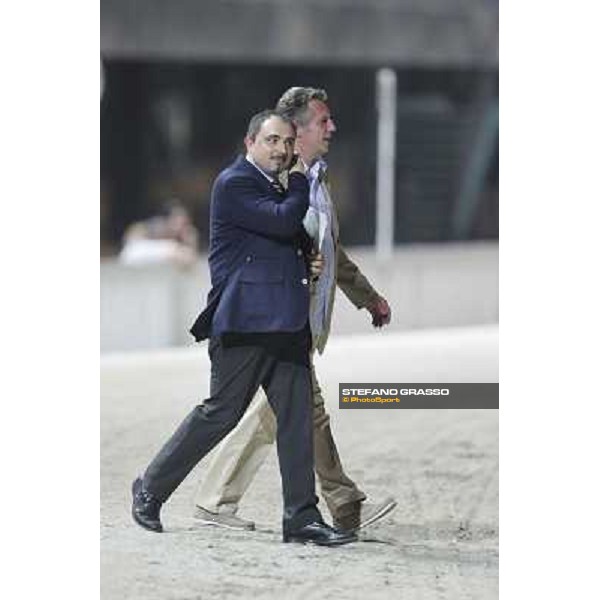 Fabrizio Procino and Marco Trentini Milano - San Siro trot racecourse, 30th june 2012 ph.Stefano Grasso