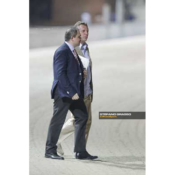 Fabrizio Procino and Marco Trentini Milano - San Siro trot racecourse, 30th june 2012 ph.Stefano Grasso
