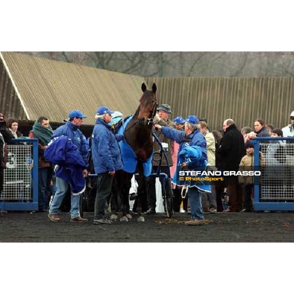 Jag de Bellouet and Christophe Gallier enter in the track Paris Vincennes, 29th january 2005 ph. Stefano Grasso