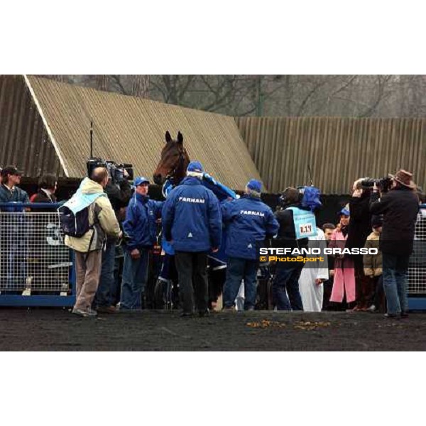 Jag de Bellouet and Christophe Gallier enter in the track Paris Vincennes, 29th january 2005 ph. Stefano Grasso