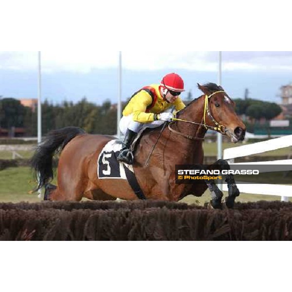 Mauro Pietro Branca and Filosuf, winners of Premio Volpetto Rome Capannelle, 20th february 2005 ph. Stefano Grasso