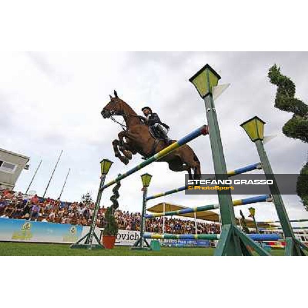Natale Chiaudani on Fixdesign Almero 12, Italian showjumping champions 2012 Arezzo, 14th july 2012 ph.Stefano Grasso