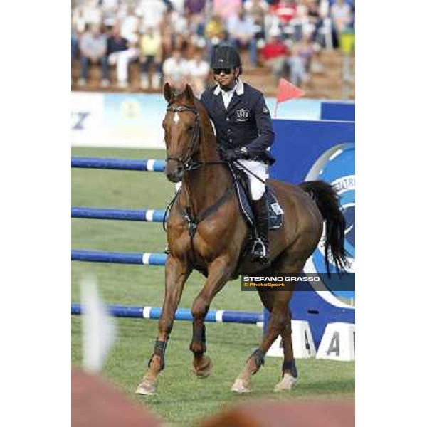 Natale Chiaudani on Fixdesign Almero 12, Italian showjumping champions 2012 Arezzo, 14th july 2012 ph.Stefano Grasso