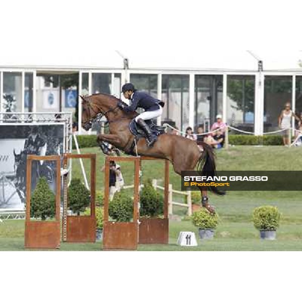 Natale Chiaudani on Fixdesign Almero 12, Italian showjumping champions 2012 Arezzo, 14th july 2012 ph.Stefano Grasso