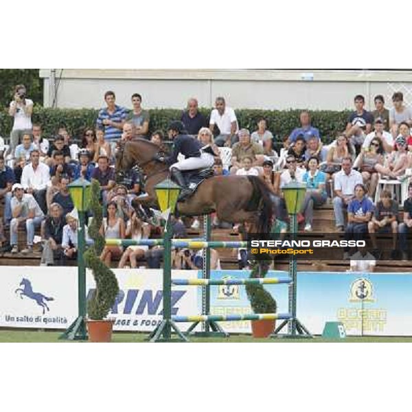 Natale Chiaudani on Fixdesign Almero 12, Italian showjumping champions 2012 Arezzo, 14th july 2012 ph.Stefano Grasso