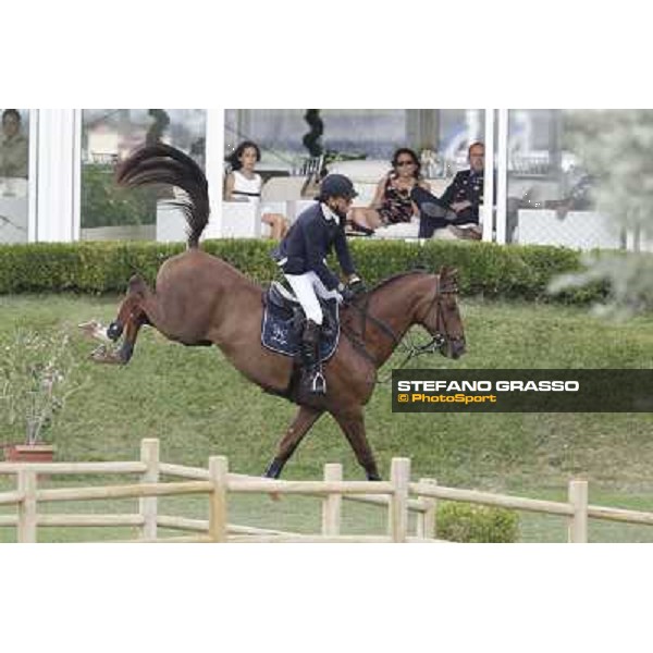 Natale Chiaudani on Fixdesign Almero 12, Italian showjumping champions 2012 Arezzo, 14th july 2012 ph.Stefano Grasso