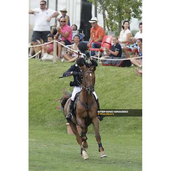 Natale Chiaudani on Fixdesign Almero 12, Italian showjumping champions 2012 Arezzo, 14th july 2012 ph.Stefano Grasso