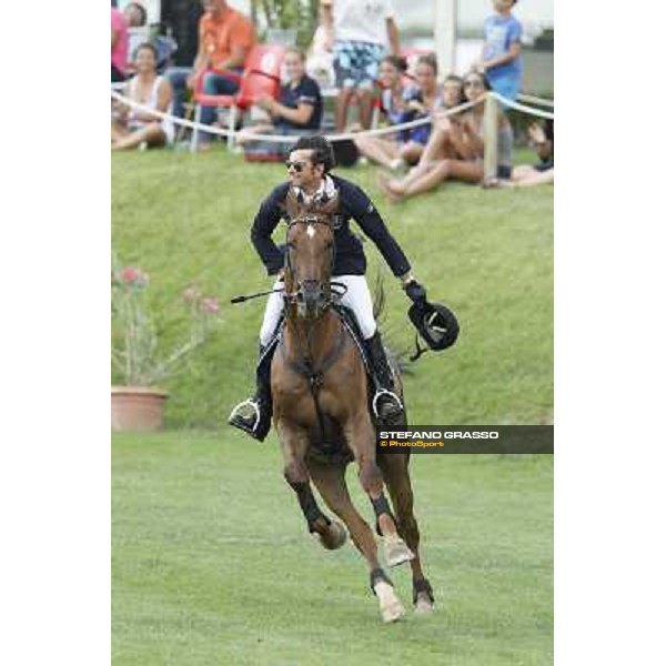 Natale Chiaudani on Fixdesign Almero 12, Italian showjumping champions 2012 Arezzo, 14th july 2012 ph.Stefano Grasso