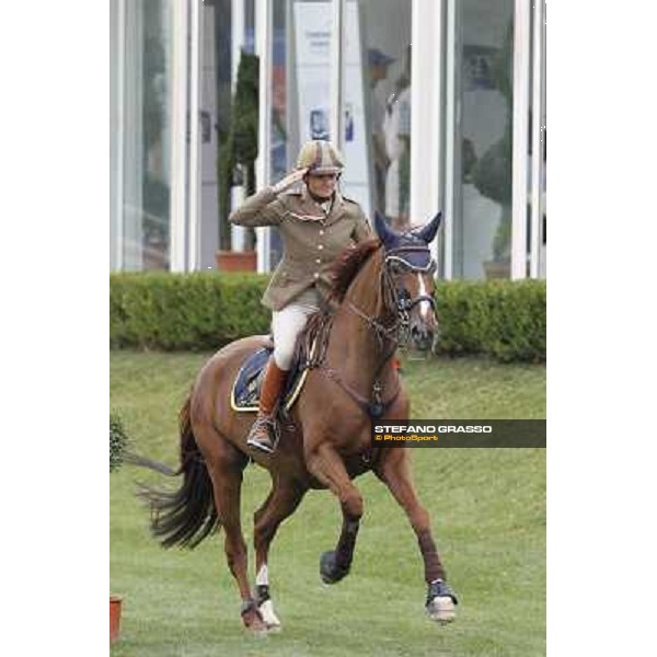 Lucia Vizzini and Loro Piana Quinta Roo Italian Senior showjumping championship Arezzo, 14th july 2012 ph.Stefano Grasso