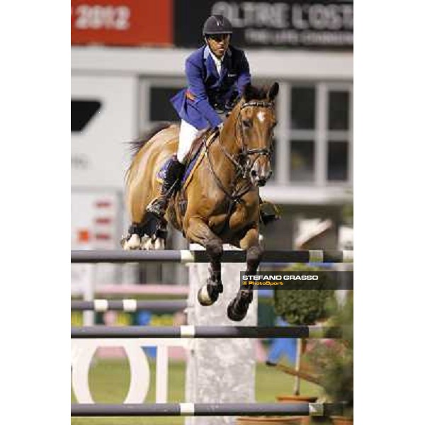 Juan Carlos Garcia and Bonzai van de Warande Premio Mapei San Patrignano,20th july 2012 ph.Stefano Grasso/SanPa