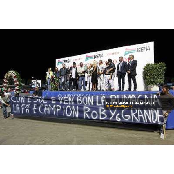 prize giving ceremony for Roberto Andreghetti and Mack Grace Sm winners of the 78° Campionato Europeo Cesena, 1st sept.2012 ph.Stefano Grasso