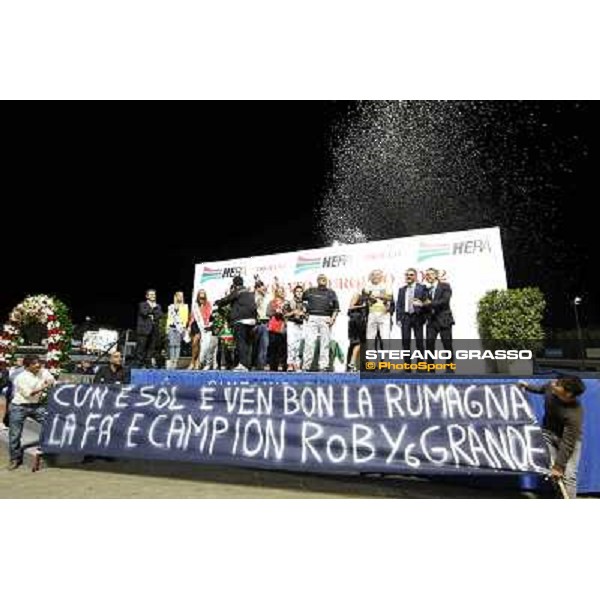 prize giving ceremony for Roberto Andreghetti and Mack Grace Sm winners of the 78° Campionato Europeo Cesena, 1st sept.2012 ph.Stefano Grasso