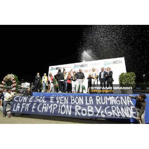 prize giving ceremony for Roberto Andreghetti and Mack Grace Sm winners of the 78° Campionato Europeo Cesena, 1st sept.2012 ph.Stefano Grasso