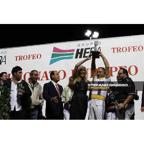 prize giving ceremony for Roberto Andreghetti and Mack Grace Sm winners of the 78° Campionato Europeo Cesena, 1st sept.2012 ph.Stefano Grasso