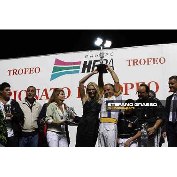 prize giving ceremony for Roberto Andreghetti and Mack Grace Sm winners of the 78° Campionato Europeo Cesena, 1st sept.2012 ph.Stefano Grasso