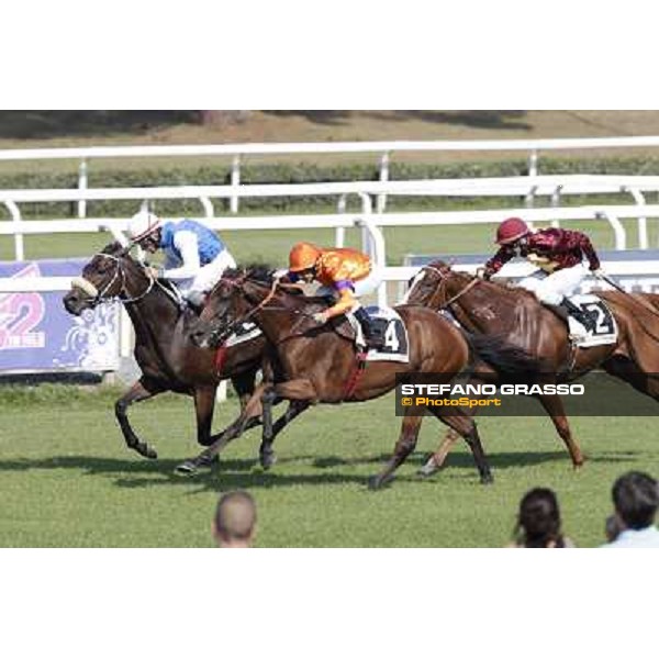 Quiza Quiza Quiza and Cristian Demuro Roma, Capannelle racecourse, 9th sept. 2012 ph.Stefano Grasso