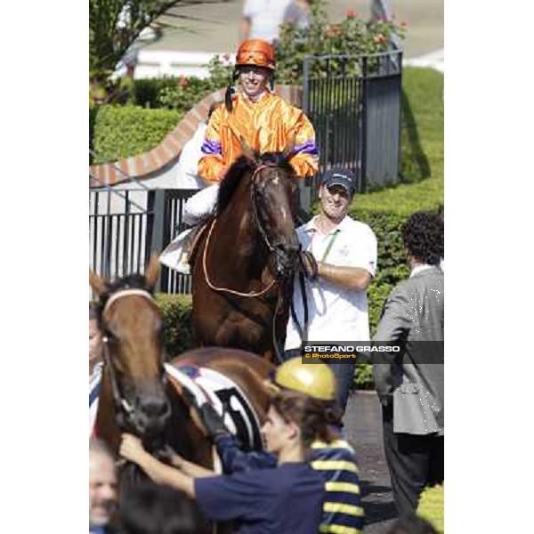 Quiza Quiza Quiza and Cristian Demuro Roma, Capannelle racecourse, 9th sept. 2012 ph.Stefano Grasso