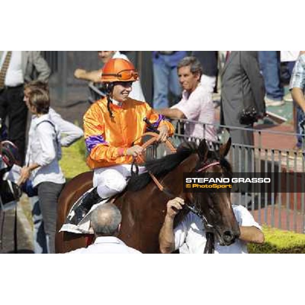 Quiza Quiza Quiza and Cristian Demuro Roma, Capannelle racecourse, 9th sept. 2012 ph.Stefano Grasso