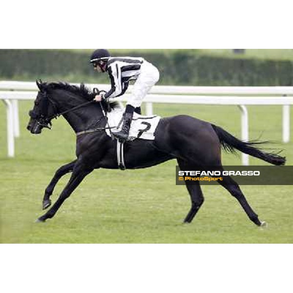 Mirco Demuro on Nabucco wins the Prmeio Vittorio Riva Milan, San Siro racecourse, 23rd sept.2012 ph.Stefano Grasso