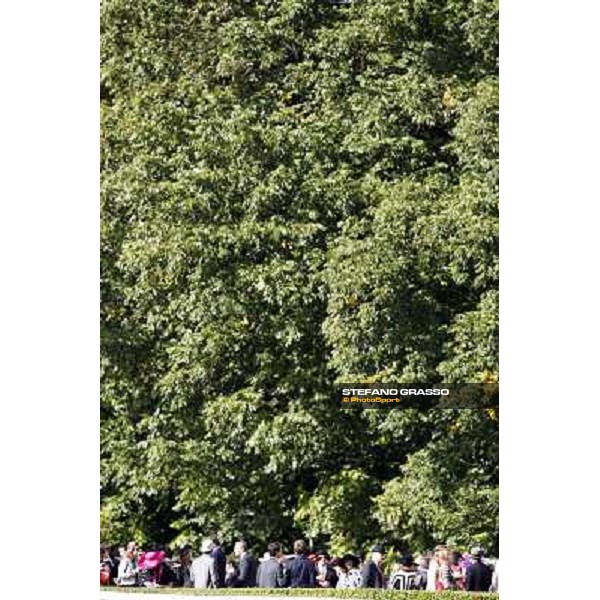 Paris - Longchamp racecourse - Fashion at the Qatar Prix de l\'Arc de Triomphe Paris, 7th oct.2012 ph.Stefano Grasso