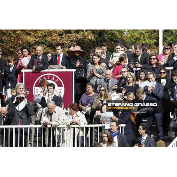 Paris - Longchamp racecourse - Fashion at the Qatar Prix de l\'Arc de Triomphe Paris, 7th oct.2012 ph.Stefano Grasso