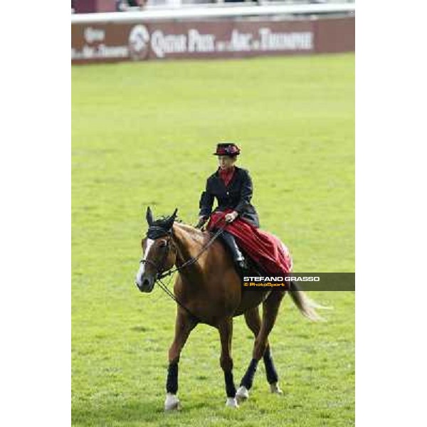 Paris - Longchamp racecourse - Fashion at the Qatar Prix de l\'Arc de Triomphe Paris, 7th oct.2012 ph.Stefano Grasso