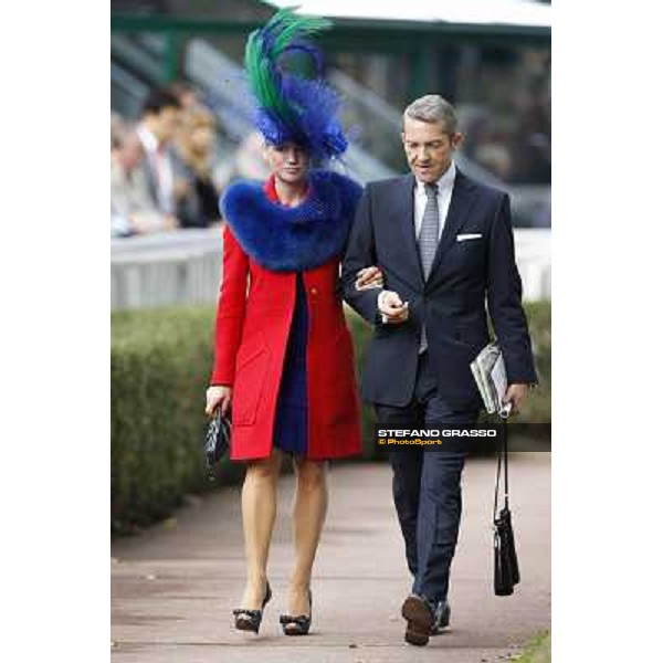Paris - Longchamp racecourse - Fashion at the Qatar Prix de l\'Arc de Triomphe Paris, 7th oct.2012 ph.Stefano Grasso
