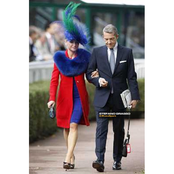 Paris - Longchamp racecourse - Fashion at the Qatar Prix de l\'Arc de Triomphe Paris, 7th oct.2012 ph.Stefano Grasso