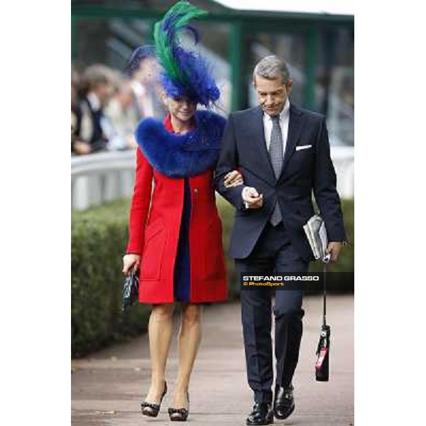Paris - Longchamp racecourse - Fashion at the Qatar Prix de l\'Arc de Triomphe Paris, 7th oct.2012 ph.Stefano Grasso