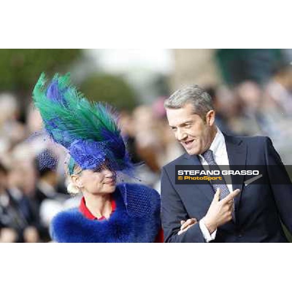 Paris - Longchamp racecourse - Fashion at the Qatar Prix de l\'Arc de Triomphe Paris, 7th oct.2012 ph.Stefano Grasso
