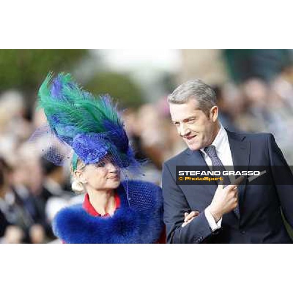 Paris - Longchamp racecourse - Fashion at the Qatar Prix de l\'Arc de Triomphe Paris, 7th oct.2012 ph.Stefano Grasso