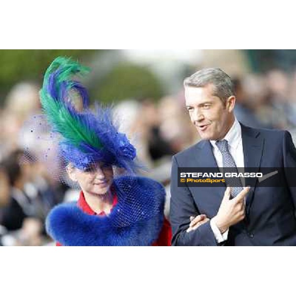 Paris - Longchamp racecourse - Fashion at the Qatar Prix de l\'Arc de Triomphe Paris, 7th oct.2012 ph.Stefano Grasso