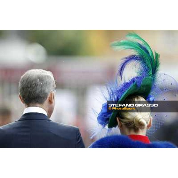 Paris - Longchamp racecourse - Fashion at the Qatar Prix de l\'Arc de Triomphe Paris, 7th oct.2012 ph.Stefano Grasso