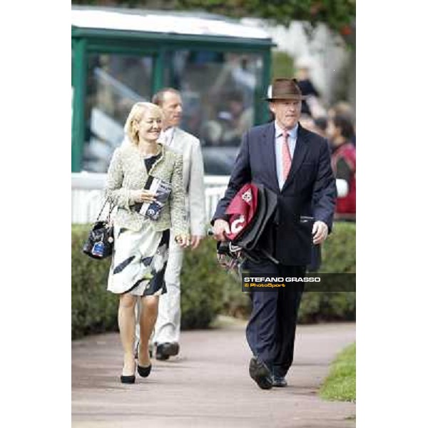Paris - Longchamp racecourse - Fashion at the Qatar Prix de l\'Arc de Triomphe - John Gosden Paris, 7th oct.2012 ph.Stefano Grasso