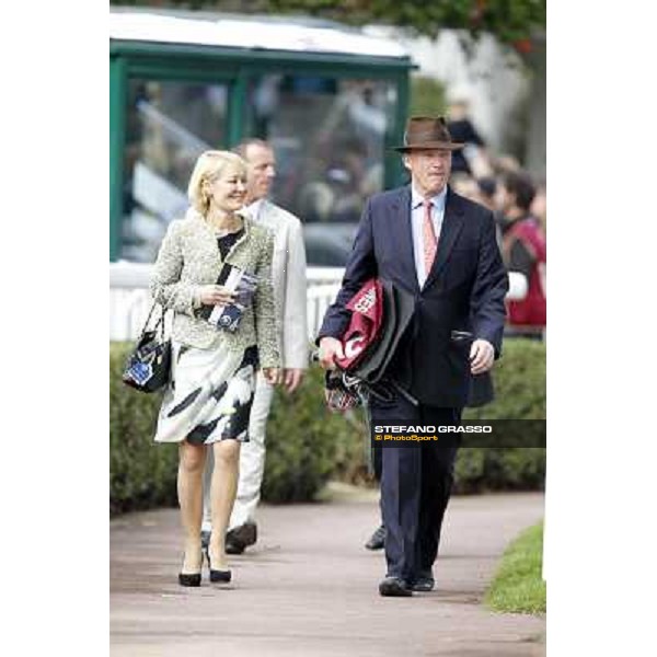 Paris - Longchamp racecourse - Fashion at the Qatar Prix de l\'Arc de Triomphe - John Gosden Paris, 7th oct.2012 ph.Stefano Grasso