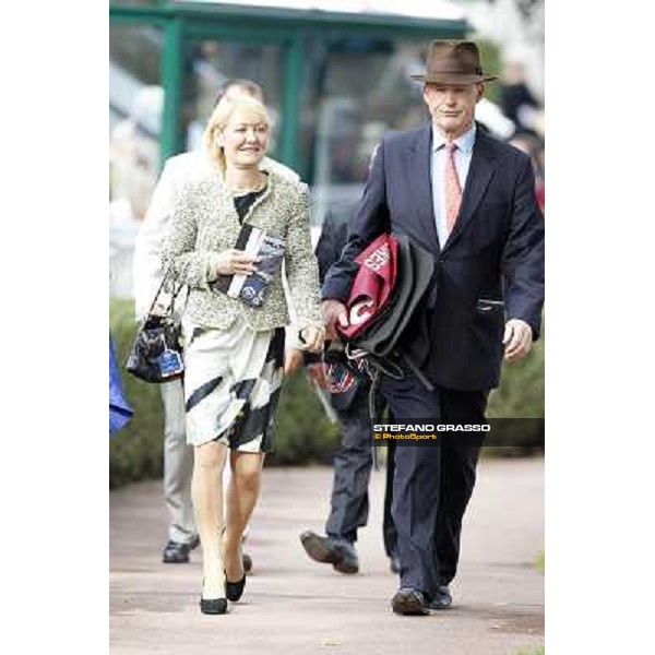 Paris - Longchamp racecourse - Fashion at the Qatar Prix de l\'Arc de Triomphe - John Gosden Paris, 7th oct.2012 ph.Stefano Grasso