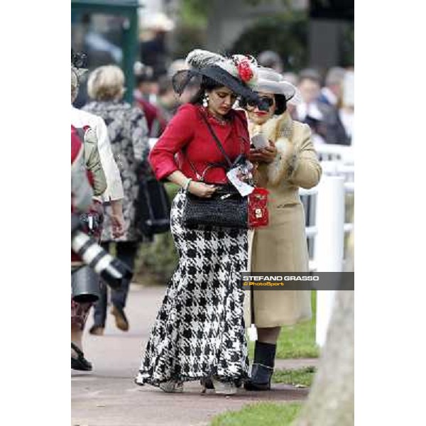 Paris - Longchamp racecourse - Fashion at the Qatar Prix de l\'Arc de Triomphe Paris, 7th oct.2012 ph.Stefano Grasso
