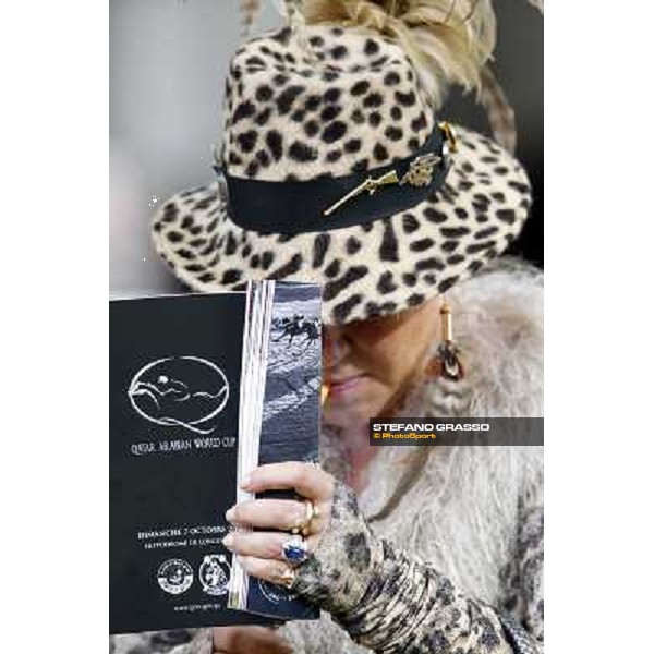 Paris - Longchamp racecourse - Fashion at the Qatar Prix de l\'Arc de Triomphe Paris, 7th oct.2012 ph.Stefano Grasso